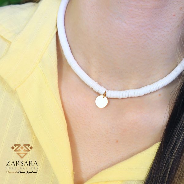 گردنبند فیمو واشری سکه ای - Image 2