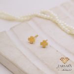 گوشواره میخی ضربدر