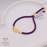 دستبند بافت و طلا عنکبوت