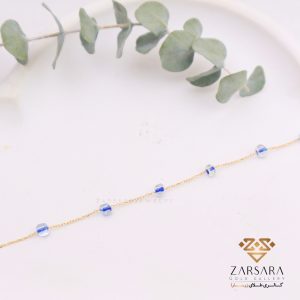 دستبند سنگی آبی