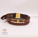 دستبند چرم تاج