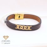 دستبند چرم حلقه ای