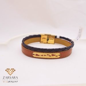 دستبند چرم قلبی