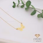 گردنبند لیزری پروانه