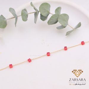 دستبند سنگی قرمز
