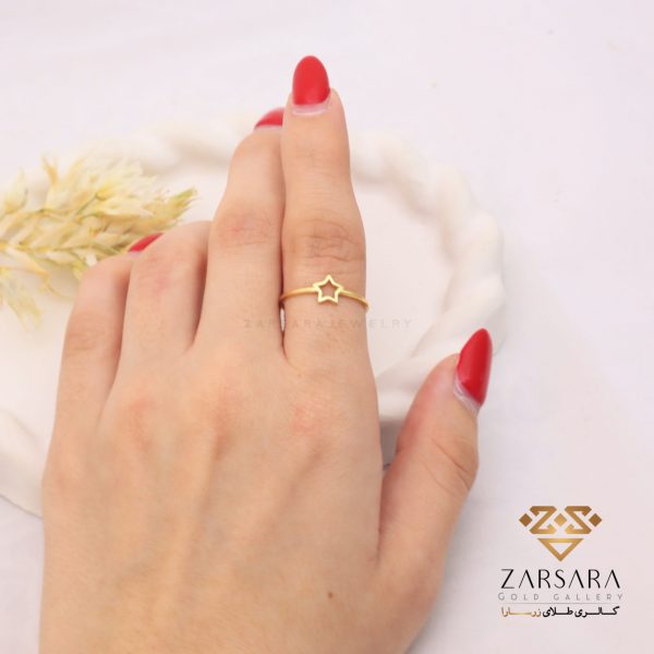 انگشتر مینیمال ستاره - Image 2