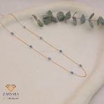 گردنبند سنگی آبی