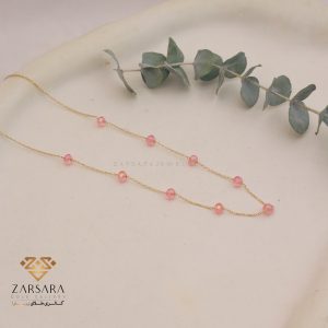 گردنبند سنگی رنگی