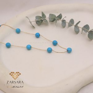 گردنبند سنگی رنگی