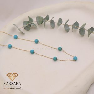 گردنبند سنگی رنگی