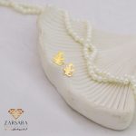 گوشواره میخی برگ انجیری