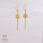 گوشواره آویز طرح گل