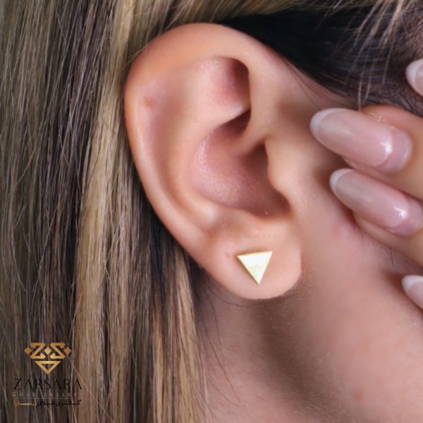 گوشواره میخی مثلث - Image 2