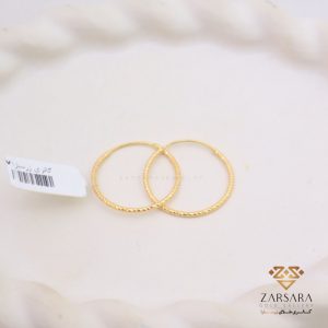 گوشواره حلقه ای تراش
