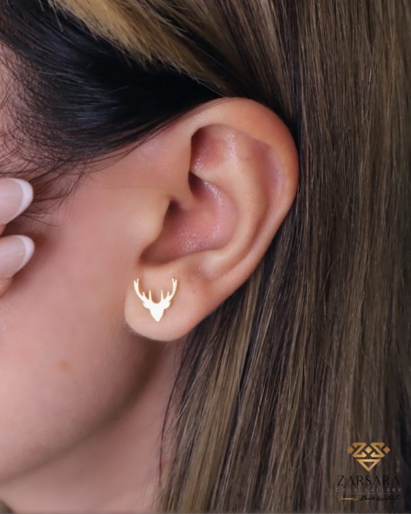 گوشواره میخی گوزن - Image 2