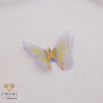 پلاک پروانه پارچه ای