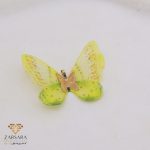 پلاک پروانه پارچه ای