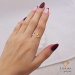 انگشتر مینیمال ۲قلب