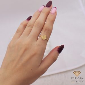 انگشتر مینیمال اشک