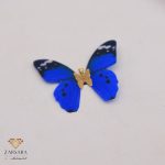 پلاک پروانه پارچه ای