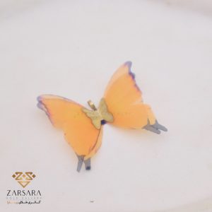 پلاک پروانه پارچه ای