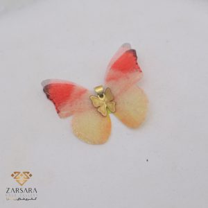 پلاک پروانه پارچه ای