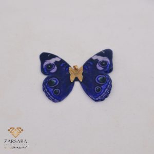 پلاک پروانه پارچه ای
