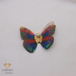 پلاک پروانه پارچه ای