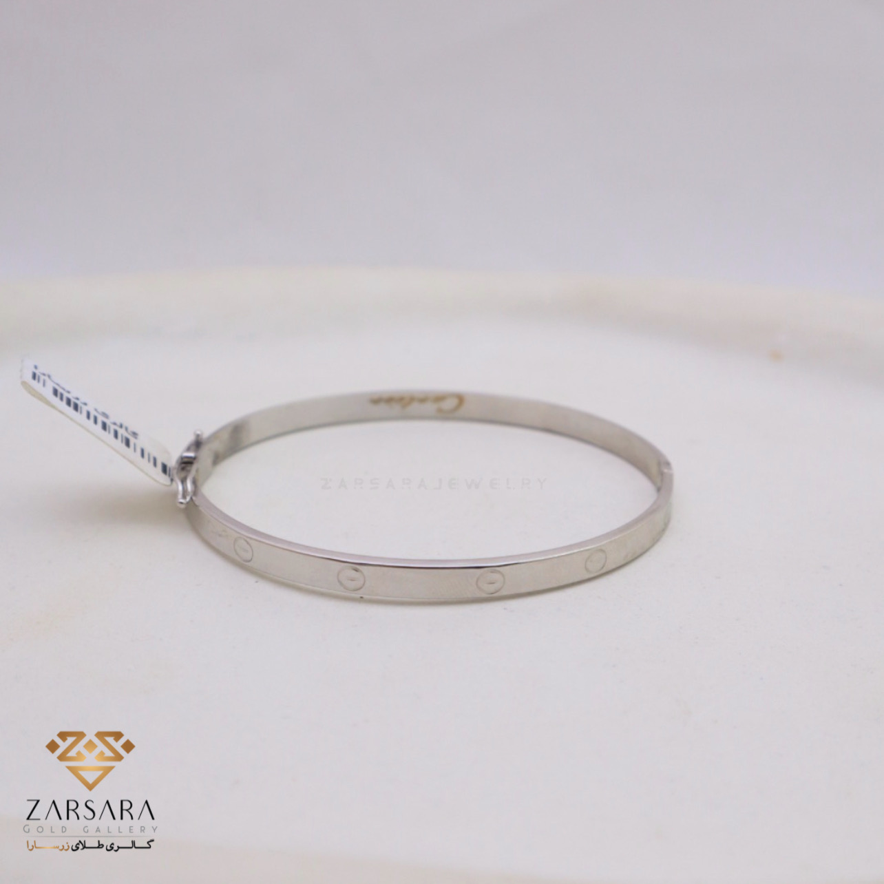 91C6AD3C-35D7-4429-95BF-AB0EECB9249A دستبند النگویی کارتیه لاو «سفید کد ۲» - Image 1