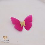 پلاک پروانه پارچه ای