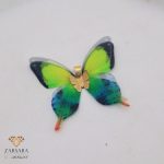 پلاک پروانه پارچه ای