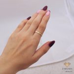 انگشتر مینیمال خطی