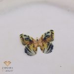 پلاک پروانه پارچه ای