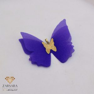 پلاک پروانه پارچه ای