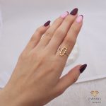 انگشتر پروفیلی هندسی کد1