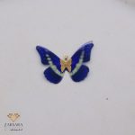 پلاک پروانه پارچه ای