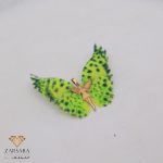 پلاک پروانه پارچه ای