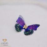 پلاک پروانه پارچه ای