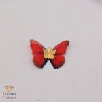 پلاک پروانه پارچه ای