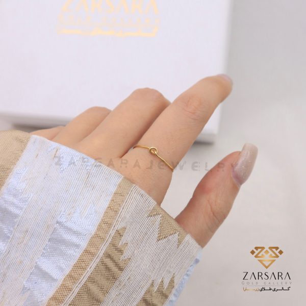 انگشتر مفتولی گره کد1 - Image 2