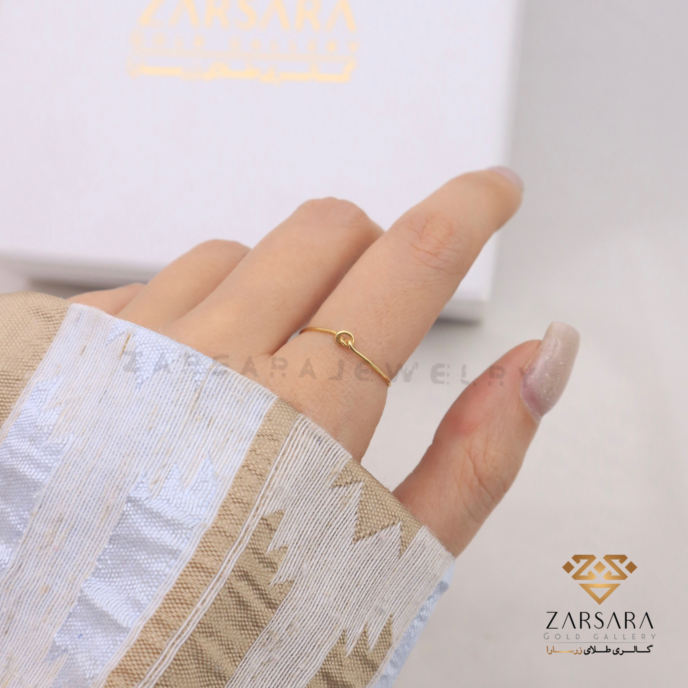 IMG_1477 (2) انگشتر مفتولی گره کد1 - Image 2