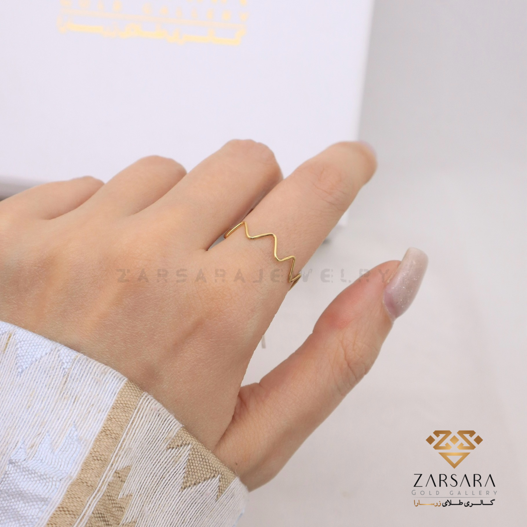 IMG_1479 (2) انگشتر مفتولی موجی - Image 2