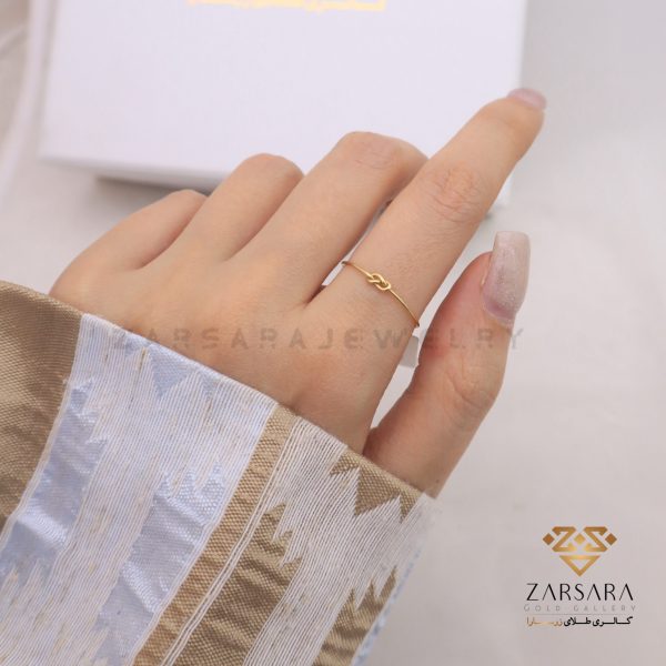 انگشتر مفتولی گره کد2 - Image 2