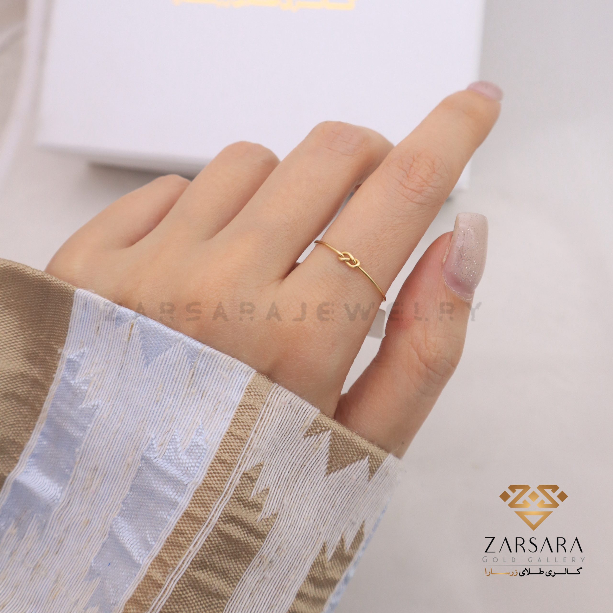 IMG_1481 (2) انگشتر مفتولی گره کد2 - Image 2