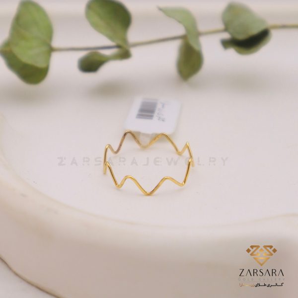 انگشتر مفتولی موجی