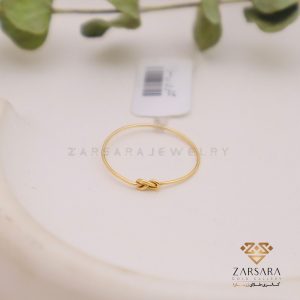 انگشتر مفتولی گره کد2