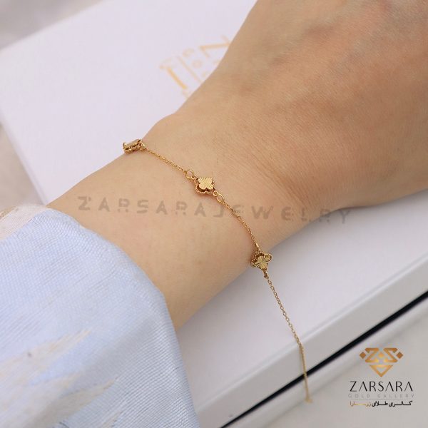 دستبند ونکلیف سه گل - Image 2