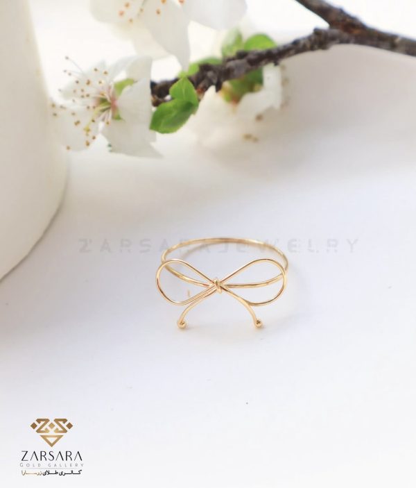 انگشتر مفتولی پاپیون - Image 2