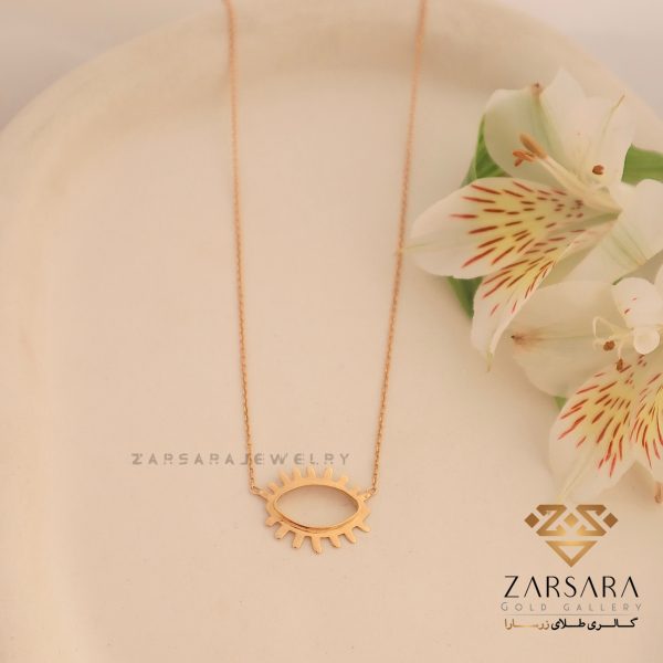 گردنبند متصل طرح چشم - Image 2