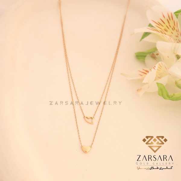 گردنبند متصل دولاین قلب - Image 2
